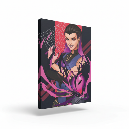 Reyna artwork canvas on white