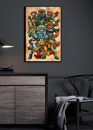 Flash Villains acrylic wall art by Jeff Benitez