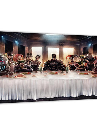 Rogues' Last Supper Batman Villains Wall Art - Snapping Turtle Gallery wall art