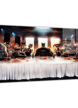 Rogues' Last Supper Batman Villains Wall Art - Snapping Turtle Gallery wall art