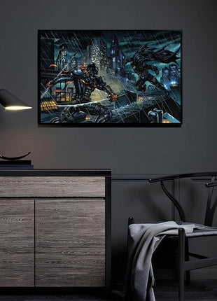 Shop Batman vs Deathstroke acrylic wall art by Verry Woong