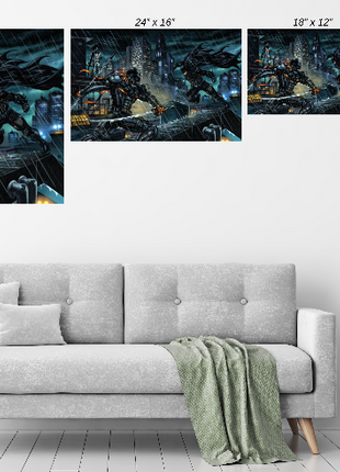 Shop Batman vs Deathstroke wall art gallery image