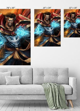 Sanctum Archmage — Doctor Strange (Stephen Strange) Marvel wall art by Wizyakuza (Ceasar)