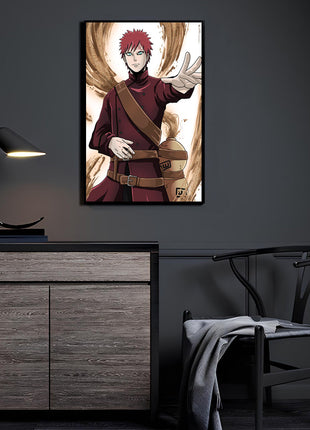 Gaara Sands of Judgment acrylic wall art by Emmanuel Centeno