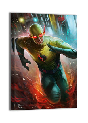 Reverse Flash canvas wall art by Nopeys