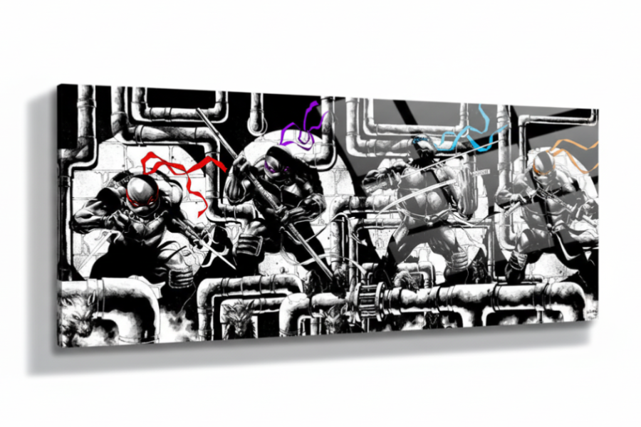 Sewer Shadows Legacy - Canvas Mockup with Reflections