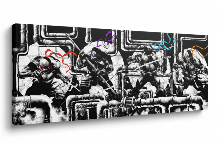 Sewer Shadows Legacy - Matte Canvas Mockup