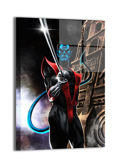 Shadowblade Acrobat Wall Art Metal Print – Nightcrawler by Ryan Pasibe