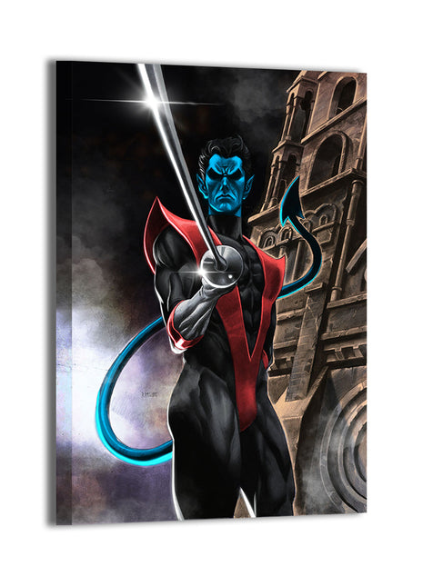 Shadowblade Acrobat Wall Art Canvas Print – Nightcrawler by Ryan Pasibe