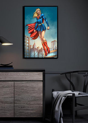 Supergirl Kara Zor-El acrylic wall art by Tiago Fernandes