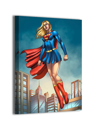 Supergirl Kara Zor-El canvas wall art by Tiago Fernandes
