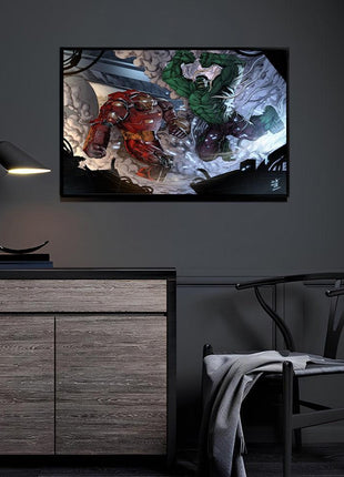 Smash Protocol Hulk wall art — Marvel square print by Jey Soliva, image 3.