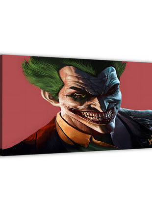 Joker Wall Art gloss canvas print by Wizyakuza (Ceasar)