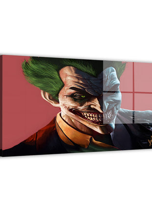 Joker Wall Art dye-sublimated metal print by Wizyakuza (Ceasar)