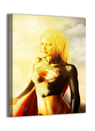 Supergirl Kara Zor-El canvas wall art by Richard Williams