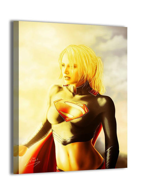 Supergirl Kara Zor-El canvas wall art by Richard Williams