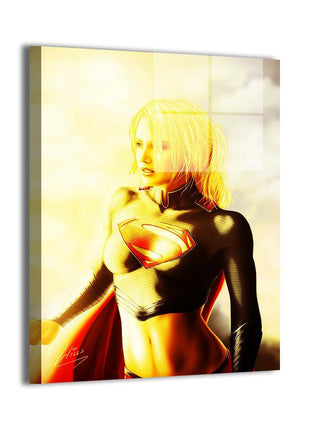Supergirl Kara Zor-El metal wall art by Richard Williams