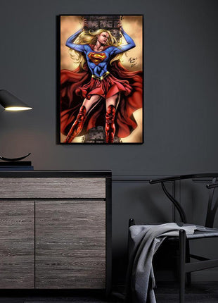 Supergirl (Kara Zor-El / Kara Danvers) acrylic wall art by Vhon Remot