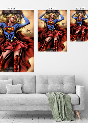 Supergirl (Kara Zor-El / Kara Danvers) wall art gallery image