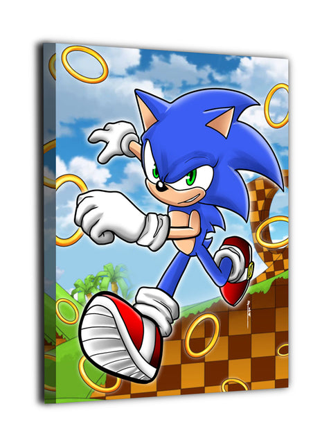 Ring Rush Sonic the Hedgehog Wall Art