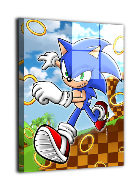 Ring Rush Sonic the Hedgehog Wall Art