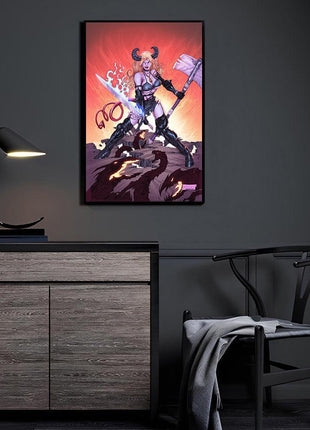 Soul Cleaver Magik Marvel wall art display