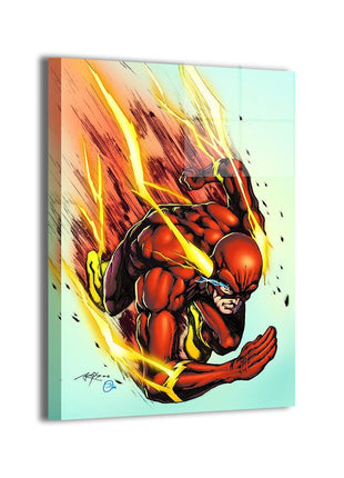 The Flash metal wall art by Brian Balando