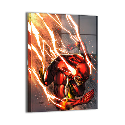 Speedforce Surge Acrylic Print 24x36 – The Flash DC Comics Wall Art