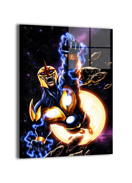 Starborn Ascension Nova wall art featuring Richard Rider in space