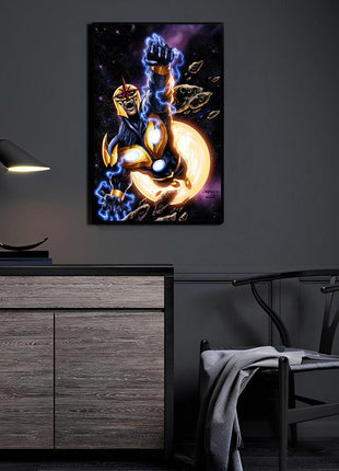 Starborn Ascension Nova wall art — Marvel vertical print by Jimbo Salgado, image 3.