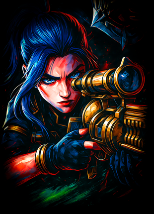 Widowmaker Overwatch sniper wall art