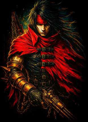 Vincent Valentine Final Fantasy VII wall art