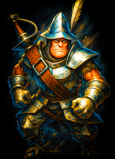 Adelbert Steiner knight Final Fantasy IX wall art