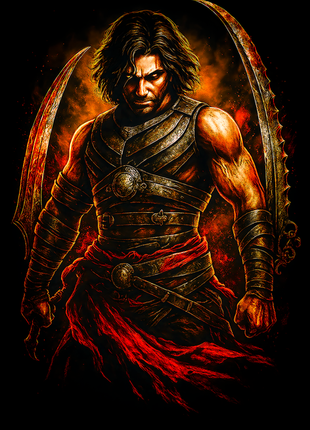 Prince of Persia warrior wall art