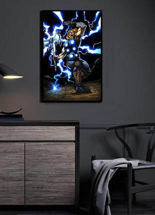 Stormbreaker Fury Thor Marvel wall art by Jey Soliva