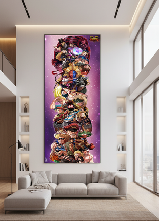 Street Fighters Unite - Room Mockup