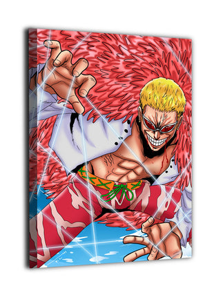 Doflamingo Strings of Tyranny canvas wall art by Emmanuel Centeno