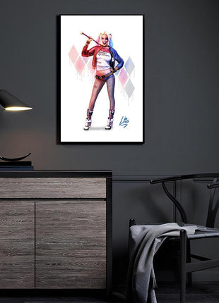 Harley Quinn Sweet Mayhem Wall Art acrylic print by Richard Williams