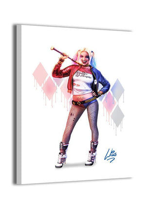 Harley Quinn Sweet Mayhem Wall Art gloss canvas print by Richard Williams