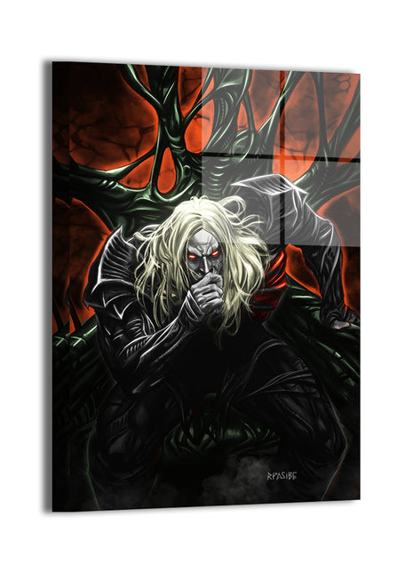 Symbiote King Wall Art Metal Print – Knull Marvel Villain by Ryan Pasibe