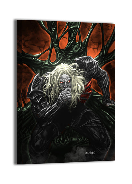 Symbiote King Wall Art Canvas Print – Knull Marvel Villain by Ryan Pasibe