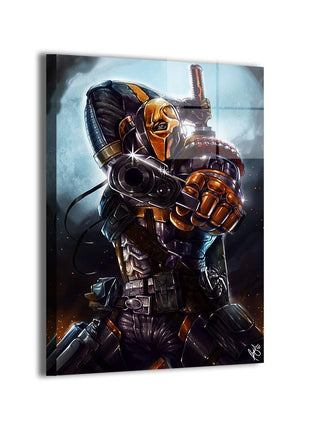 Deathstroke Tactical Precision metal wall art by Wizyakuza (Caesar Muyuela)