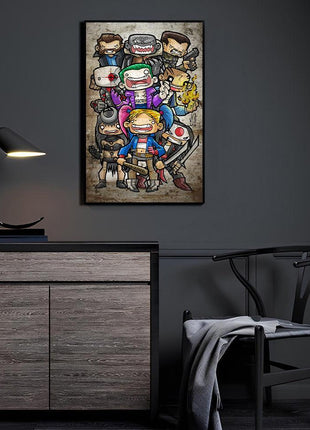 Suicide Squad Task Force X Wall Art acrylic print by Jeff Benitez