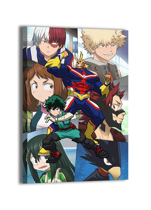 Team Hero Deku Wall Art Acrylic Print, Premium Wall Art by Snapping Turtle Gallery