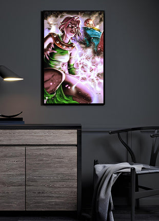 Teleport Strike Wall Art Acrylic Print, Premium Wall Art by Snapping Turtle Gallery