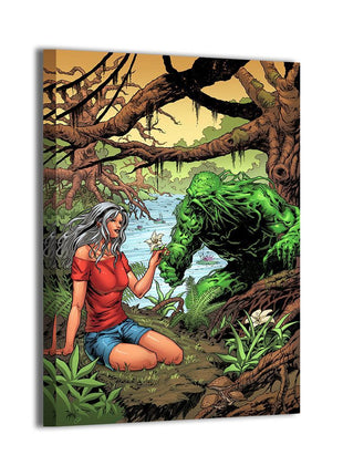 Swamp Thing; Abby Arcane canvas wall art by Don Mark Noceda