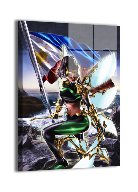 Tidal Hero Wall Art Acrylic Print, Premium Wall Art by Snapping Turtle Gallery