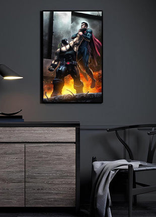 Superman acrylic wall art by Ryan Pasibe