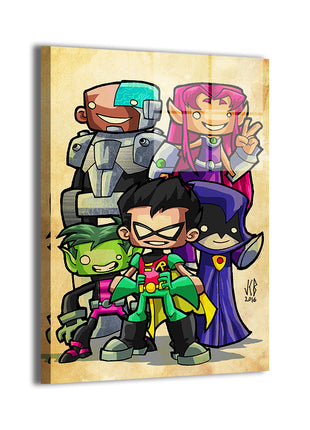 Titans Team Wall Art Acrylic Print, Premium Wall Art by Snapping Turtle Gallery