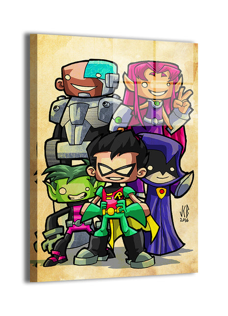 Titans Team Wall Art Acrylic Print, Premium Wall Art by Snapping Turtle Gallery